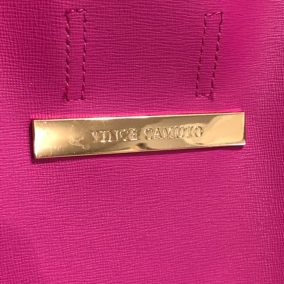 Vince Camuto Ciao XL Fucshia Tote Travel Bag Purse - Picture 7 of 7